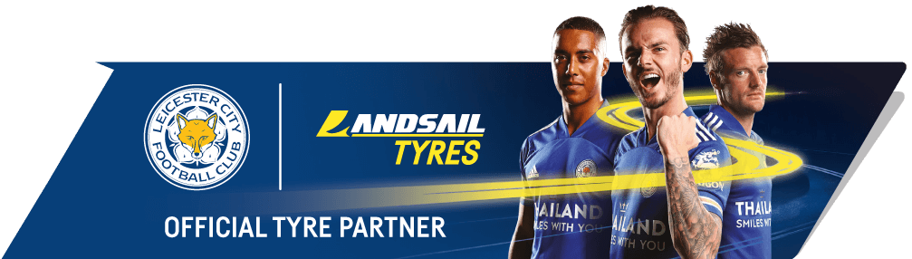 Leicester City Football Club, the official Landsail tyre partner